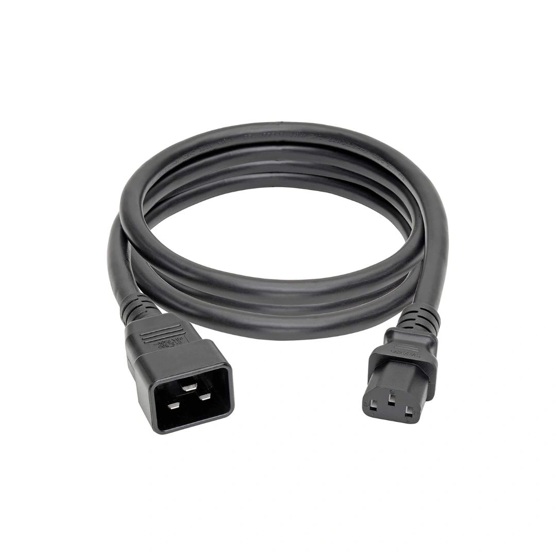 DKURVE® IEC C20 to C13 Power Extension Cable – 1.5mm² Full Copper – 10A (C20 Inlet 16A)