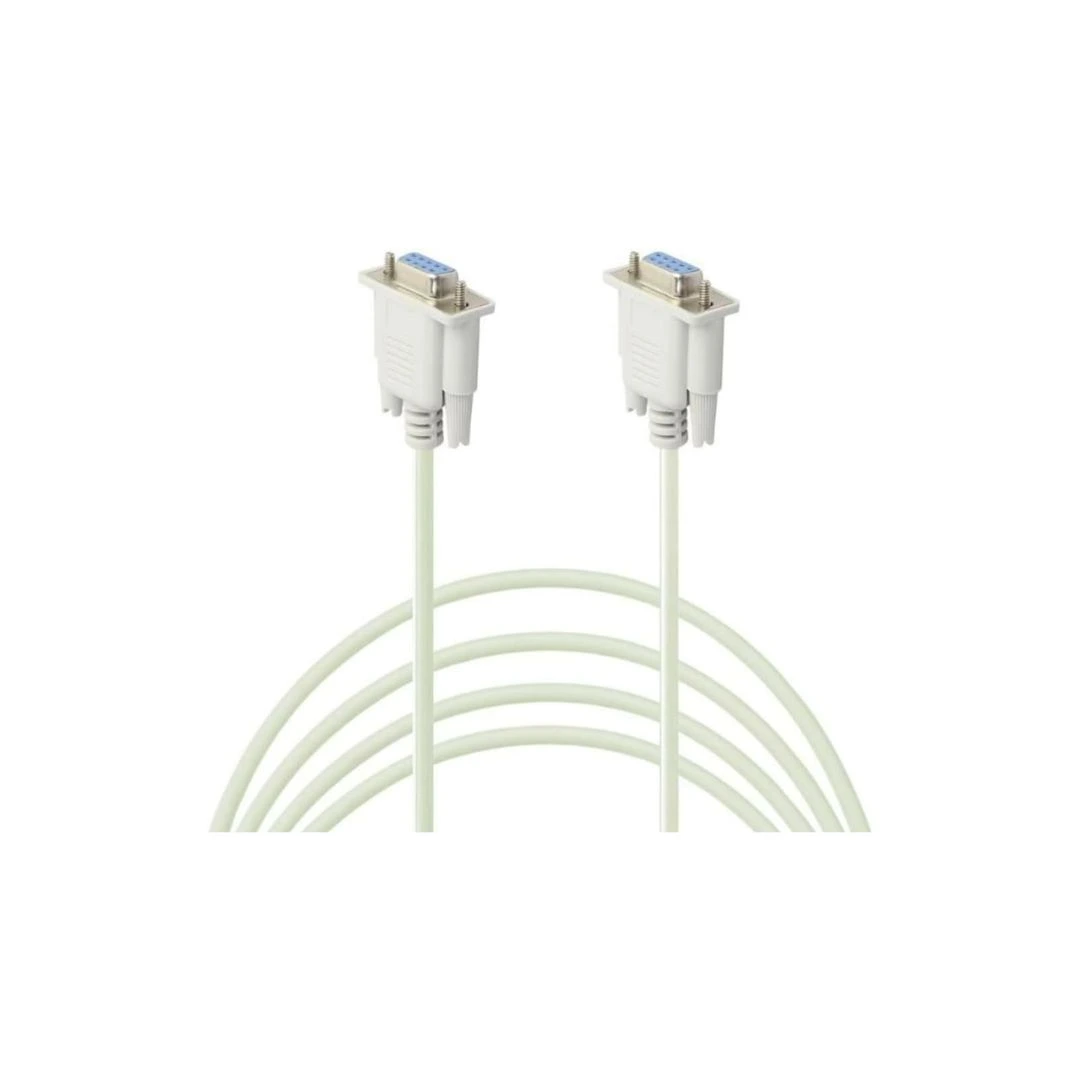 DKURVE® DB9 Female to Female RS-232 Null Modem Cable – 1.8m